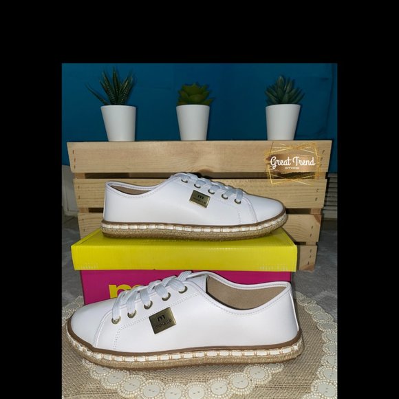 Women Espadrilles White Casual Sneakers - Picture 2 of 8